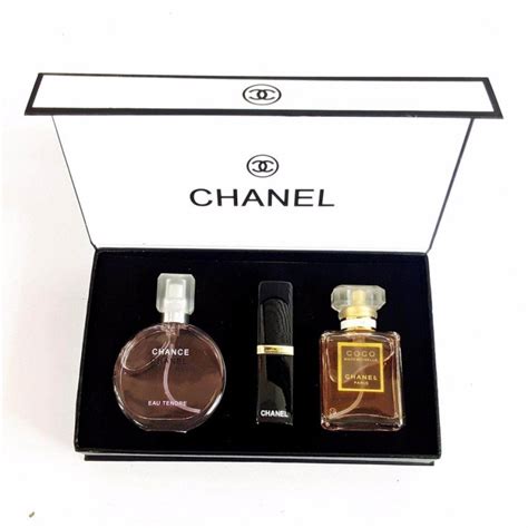 perfume chanel set|coco chanel perfume gift set.